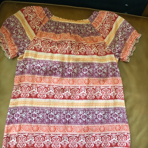 Lucky brand short sleeve blouse - Picture 2 of 4